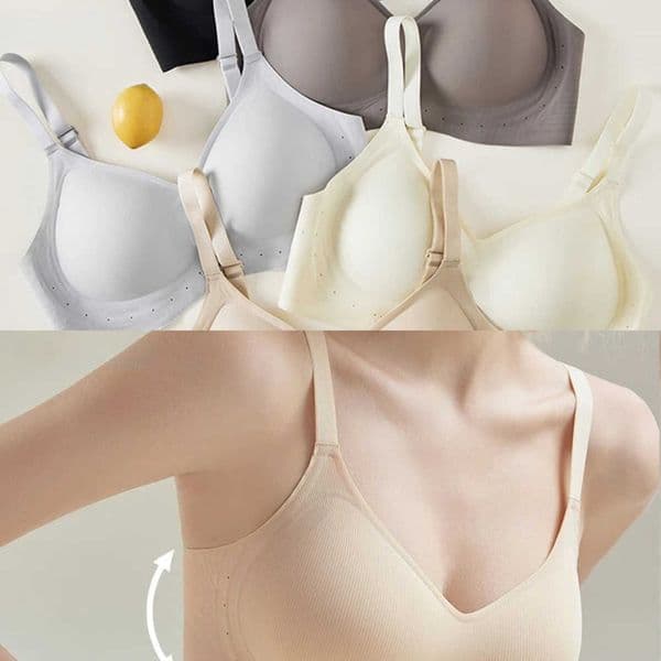 New Seamless Bra for Women Comfortable Jelly Bra Wireless Push-up Breast Collection Bras Sport Everyday Underwear L260602