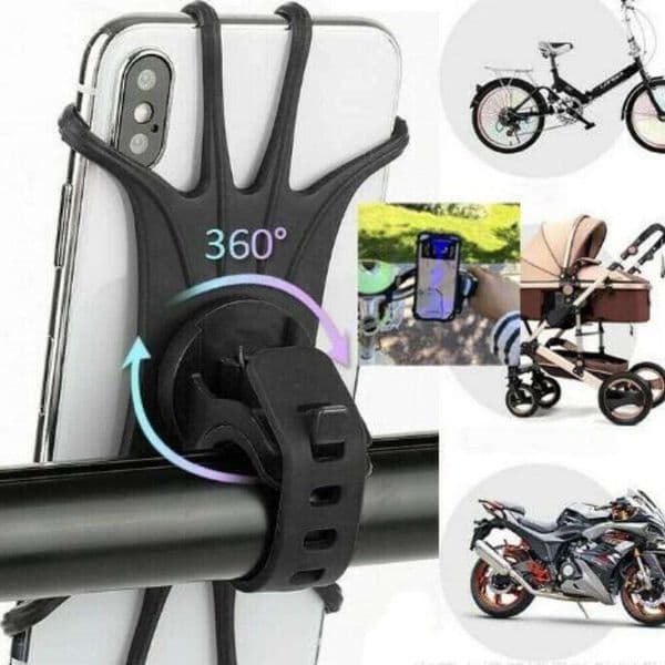 360°Removable Motorcycle Scooter Bicycle Holder Universal Phone Mount for Smartphones Bike Handlebar Stand