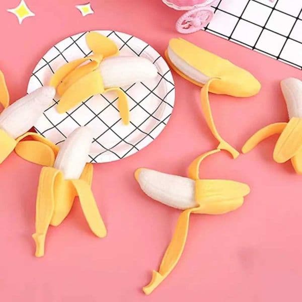 Fruit Squishy Cute Stress Balls Fidget Sensory Toy Squeeze Stress Relief Hand Toy Anti-AnxieTY Stretchy Slow Rising Toy Z260602