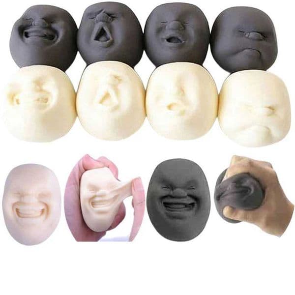 Human Face Emotion Vent Ball Resin Relax Doll Fun Novelty Caomaru Antistress Ball Toy Adult Stress Relieve Novelty Toys Gifts T260602