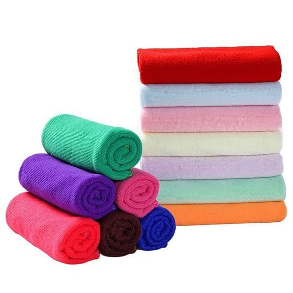 Polyester 30*60CM/12*24INCH Microfiber Kitchen Towel Soft Anti-Grease Lint Free Wiping Rags Quick Dry Hair Towels Home Glass Car Cleaning Wipe Cloth HY0160