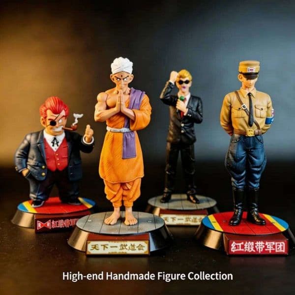 21cm Anime figure Dragon Ball GK Martial Arts Tournament Red Ribbon Army General Blue host PVC figures Collection Toy Model Gift W260602