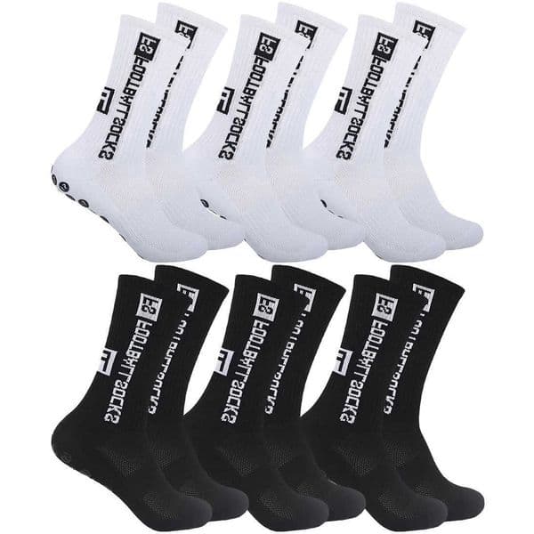 Non Slip 6Pairs Grip Socks for Men Women Football Basketball Baseball Rugby Soccer Cycling Running Hiking Tennis Skateboard H260602