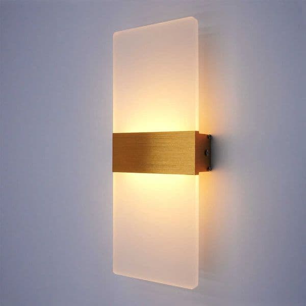 wall Modern minimalist lamp indoor LED wall light aluminum acrylic hardwire bedroom living room corridor staircase Sconces S2606013Y6Z