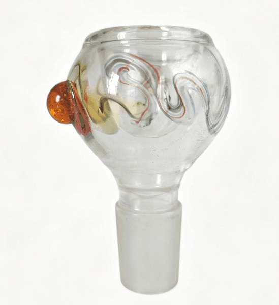 Custom Colorful Glass Water Pipe with Adjustable 14.5mm & 18.8mm Bowls - Hookah Accessory