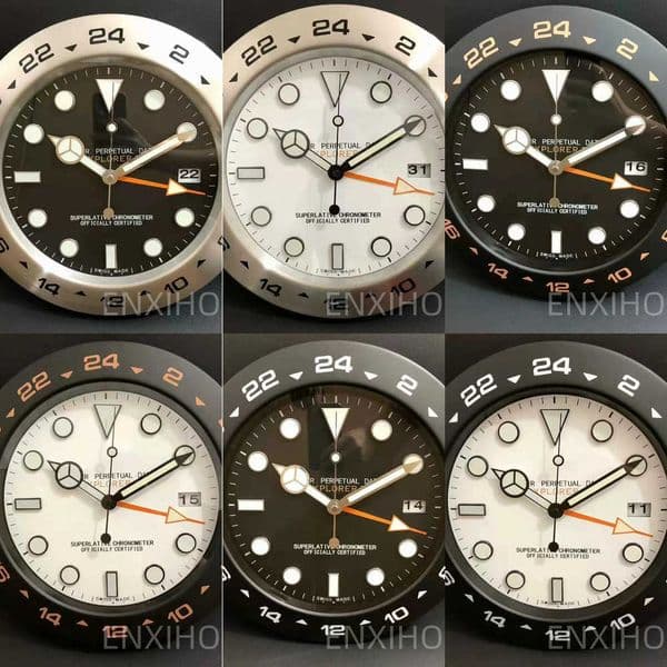 Date Modern Decor Design Metal Wallclock Sweeping Luxury Wall Wall Clock Silent with Hands Calendar Quartz Reloj De Pared Housewarming Gift Explore Type Y260601