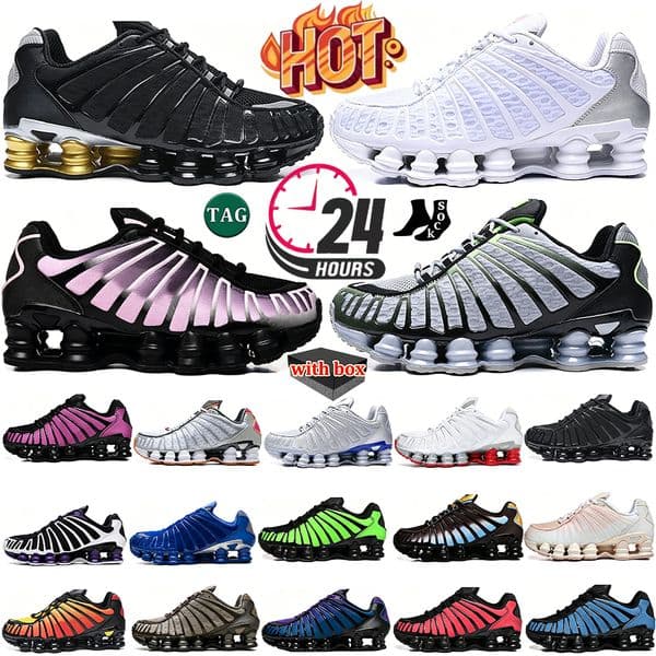 with box 2026 hot shoxs tl ride z r4 designer running shoes men women triple White black white silver race blue bred pink orange mens trainers outdoor sports sneakers