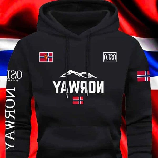 print Norwegian autumn and winter men's flce windproof warm coat outdoor commuting men's high elastic top D260602