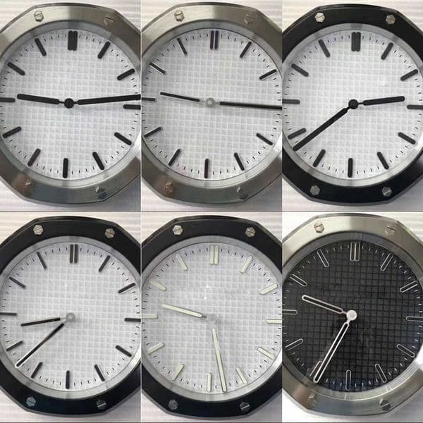 Clocks Large House Luxury Gift Home Wall Brief Clock Design Metal Watch Art Office Wall Luminous Clocks Black White Color Y260601