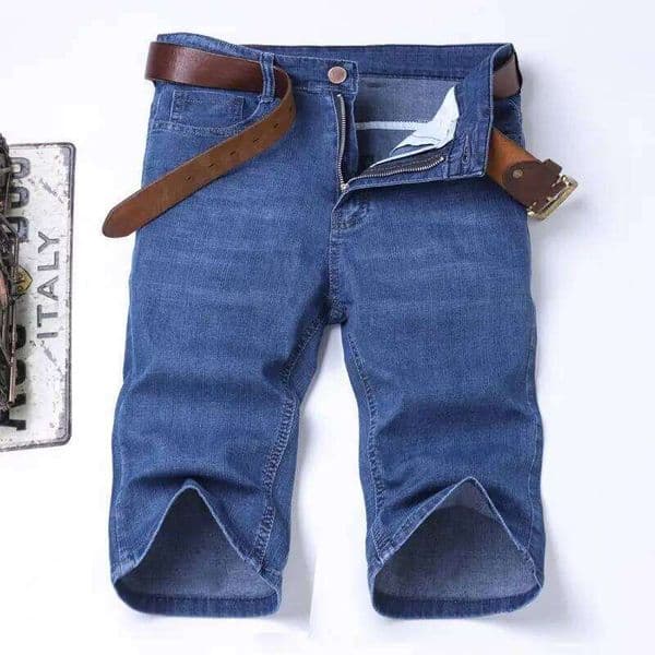 New high-end for men in spring summer of 2025, loose and versatile, trendy brand business casual denim shorts 26L0602