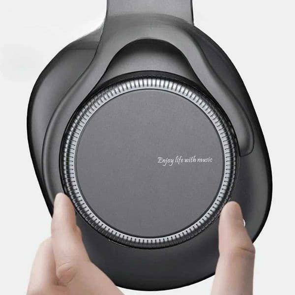 Knob Rotary Volume ANC Active Noise Cancelling Over-Ear Wireless Bluetooth6.0 Headphones Head Mounted Foldable Headset With Mic L260602