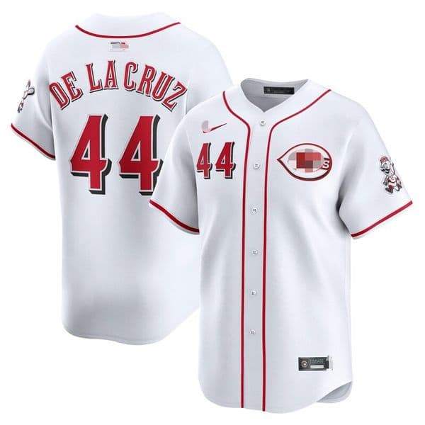 Baseball 44 Elly De La Cruz,21 Hunter Greene,7 Spencer Steer,37 Tyler Stephenson White Home Limited Jersey - Men Women Youth S-XXXL
