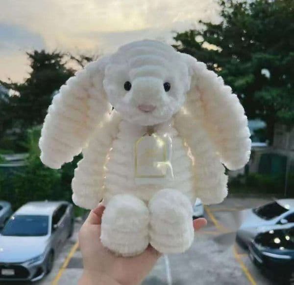 2026 New Puppy Bonnie Rabbit Model Monster Replica Birthday La Bubu Doll Stuffed Plush Animals jc Cat Gifts Cotton Toys