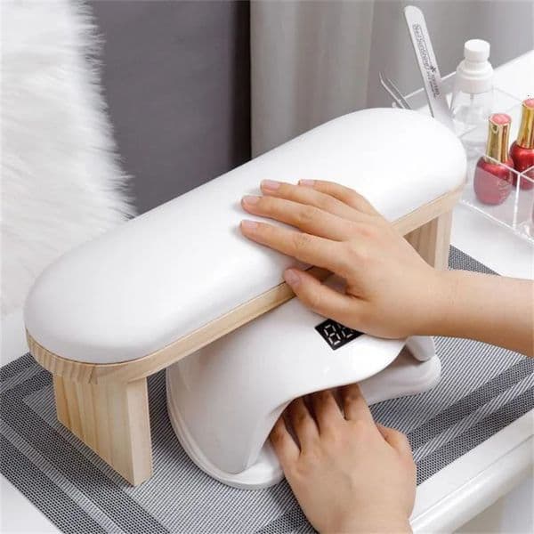 Top Quaility 1PC PU Leather Nail Hand Rest Pillow Hand Cushion Pillow Holder Nail Art Stand For Manicure Table For Nail Salon 260602