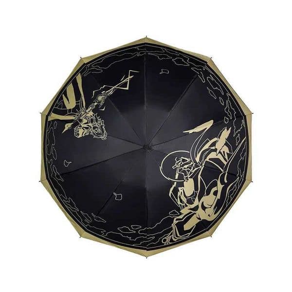Black Honkai Star Rail Anime popular CosplayWindproof Anti-UVAutomatic Rain Compact Umbrella for Woman Girl kids child TeensJ260602