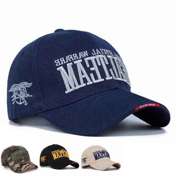 SEALTEAM Letter Embroidery Baseball Caps Spring and Autumn Outdoor Adjustable Casual Hats Sunscreen Hat L260602