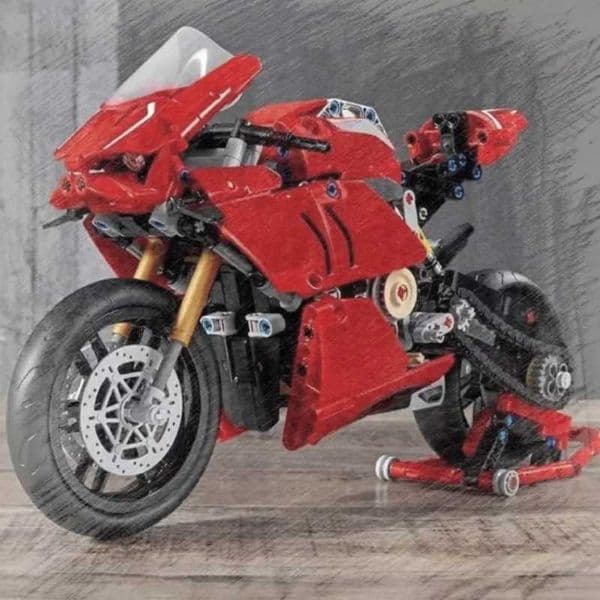2025 MOC Technology 42107 Motorcycle Assembly Module Model 646pcs Mechanical Building Blocks Childrens Toy Boy Gift L260601