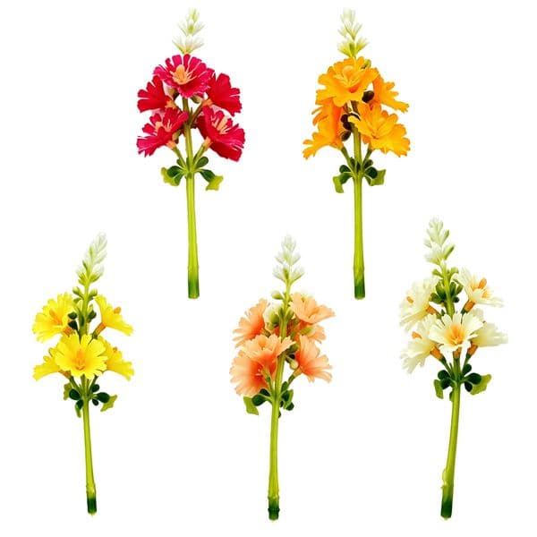 Tiny Realistic Hyacinth Flower Toppers: Ideal Add-Ons for DIY Wedding Bouquets