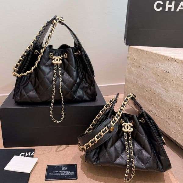 Designer Bag 25 bag Luxury Bag Shoulder Bag Caviar Designer Handbag Fashion Bag Evening Bag Metallic Leather Chain Square Lattice Sheepskin 12A.