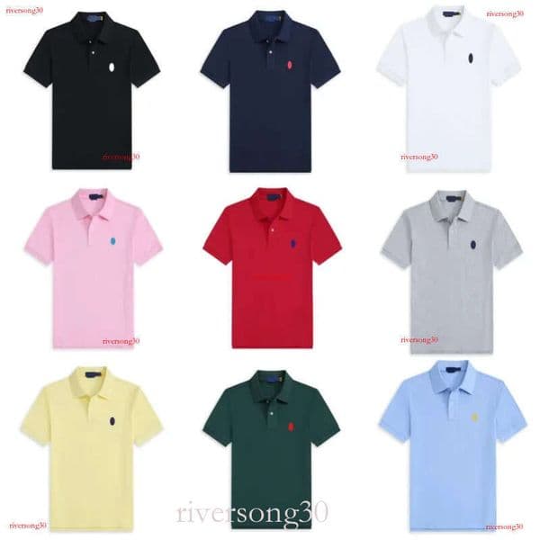 Men designer Polos High Quality American Trend Polos Lapel Classic Animal Print Mens Womens Short Sleeve Breathable Street Casual Sports Polos polo shirt 1a4