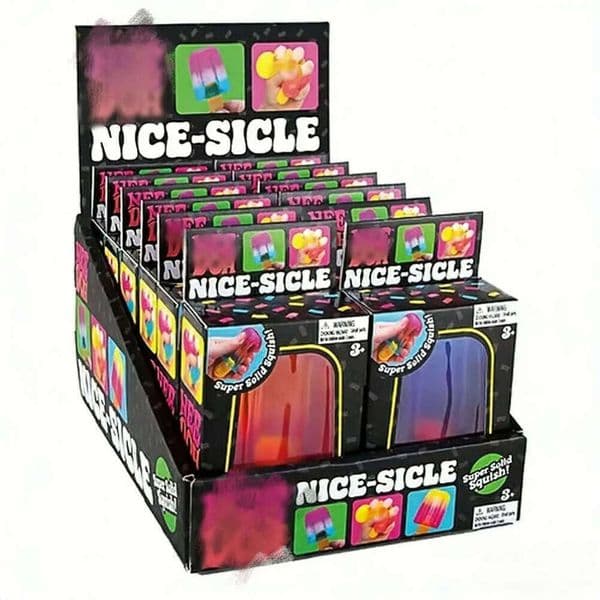 Doh Nice-Sicle Squishy Popsicle Toy Nee doh Nice Kids Adults,Slow Rising Fidget Cube Sensory for Anxiety Stress Relief thumbnail 2