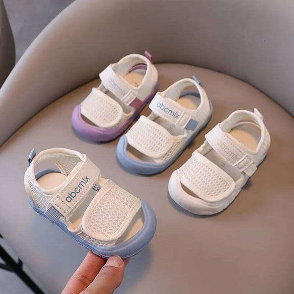 2026Summer Mesh Girls Ergonomics Anti-slippery Infant Girl's Sandals Breathable Toddler For Summer Beach Shoes 26Y0602