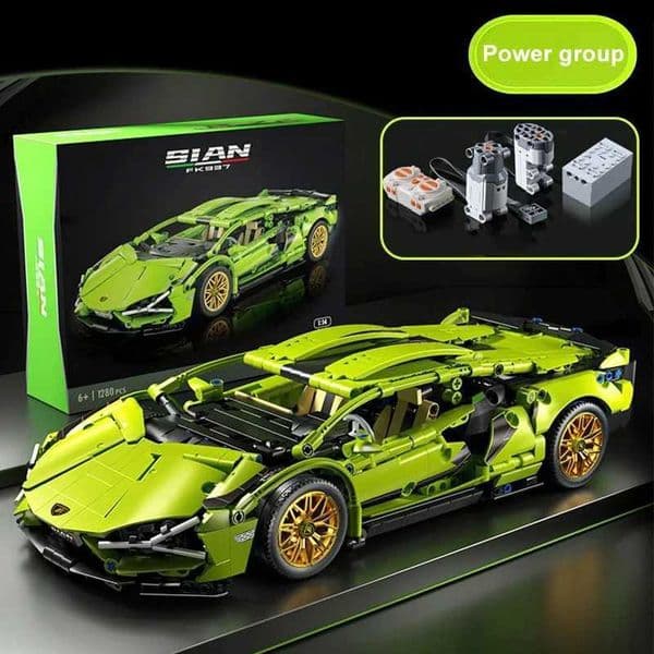 Technical Super Speed Sports Car Building Block Model Remote Control Vehicle Assemble Brick Desk Decor Toys for Kid Adult Gift L260601