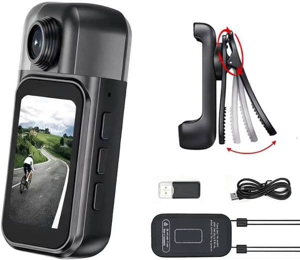 H91 Handheld High-Resolution 4K Waterproof Action Camera Wide-Angle Magnetic Touchscreen Wearable