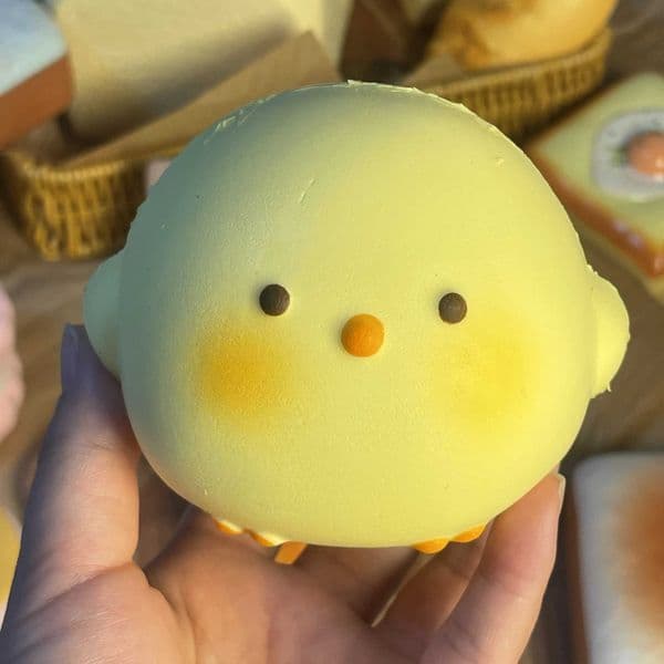 HOT Cute Giant Chick Squishy Toy Slow-Rising Stress Relief Sensory Fidget Toy for Kids and Adults Anxiety ADHD Autism Relief T260602