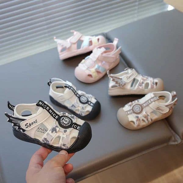 Summer Sport Shoes For Children Mesh Fabric Breathable Boy's Girl's Toddler Shoes Ergonomics Trend Fashion Kid's SneakersT260602