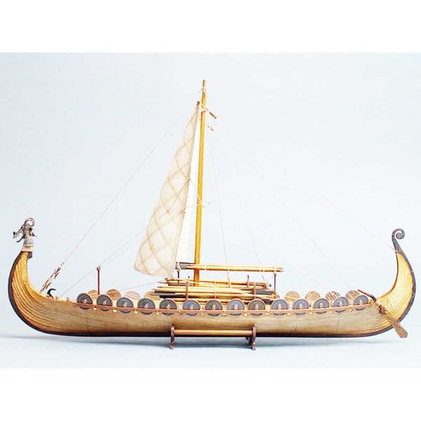 Sailboat Ancient Model Building Kits Scale 1/50 Viking Ship Classic Boat Kit Adult DIY Assembly Decoration English Manuals L260602Q8GE