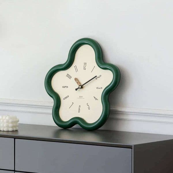 Cream Style Living Room Minimalist Restaurant Creative Swinging Digital Wall Clock Home Decoration W260602