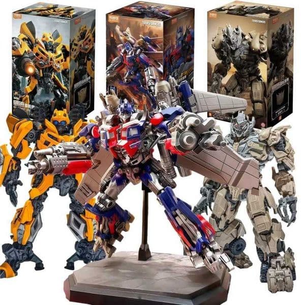 BLOKEES Transformers Shockwave Soundwave Ironhide Action Anime Figure Assembly Building blocks Model Toys Gifts L260601