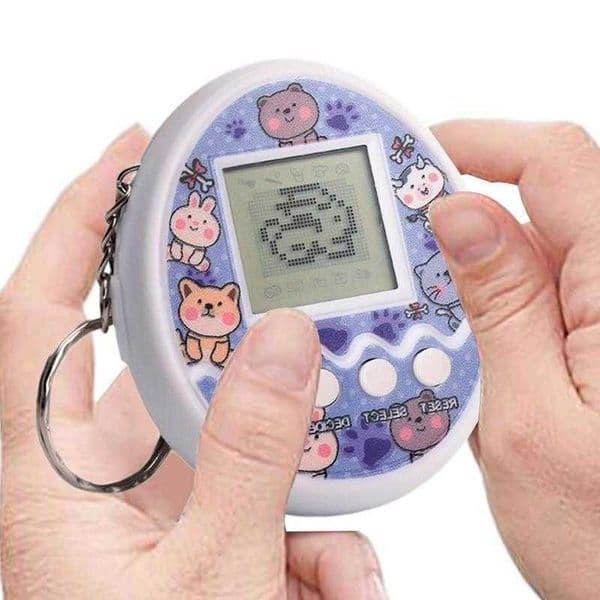 Transparent 1pcs Electronic Pets Tamagotchi Nostalgic 168 Pets In One Virtual Cyber Digital Pet Toys Pixel Funny Play Toys L2606036LFS
