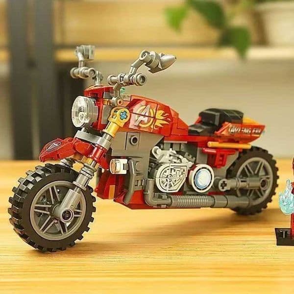 anime characters Creative motorcycle modelsmotorcycle assembly building blocks toys decorative items for display As holiday giftJ260602