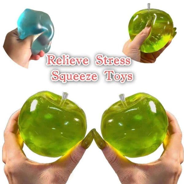 Squishy Green Stress Ball Soft Fidget Sensory ADHD Autism Slow Rebound Squeeze Toy for Adults Kids Christmas Gift 26L0602