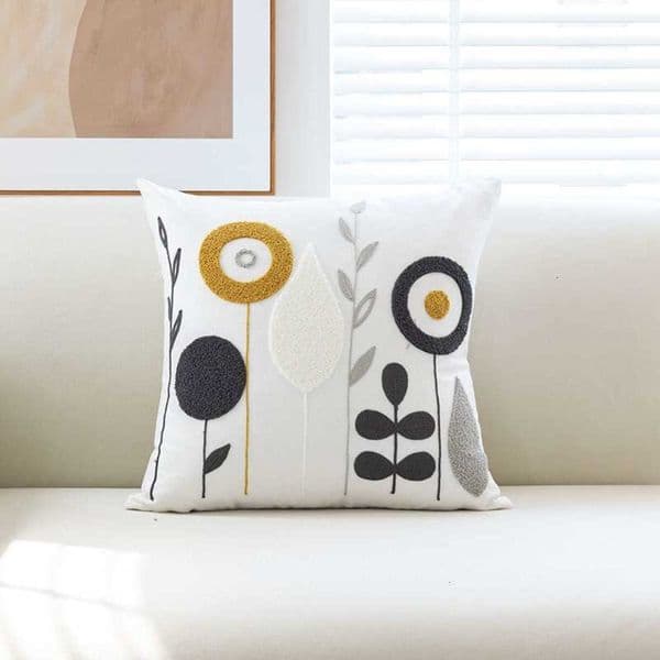 Fresh And Towel Style Simple Living Ro Bedro Sofa low Cover He Decorative lowcase Removable Balcony Embroidery Y260601
