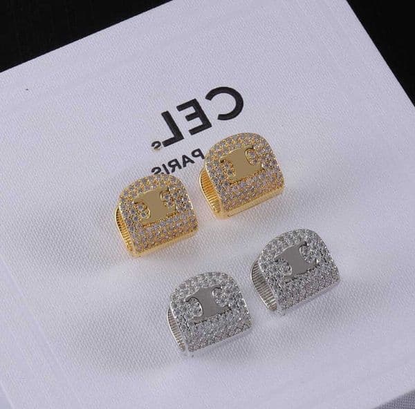 Diamond Orecchini Exquisite Earring Simple CZ Designer Hoop Earring Aretes Stud Fashion Lovers Gift High Quty Jewelry for Women Z260602