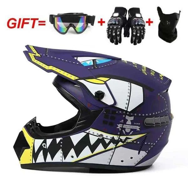 Professional Lightweight Off-road Motorcycle Helmet Racing Bike Children Off-road Vehicle Downhill Cross Helmet Motocross Z260602