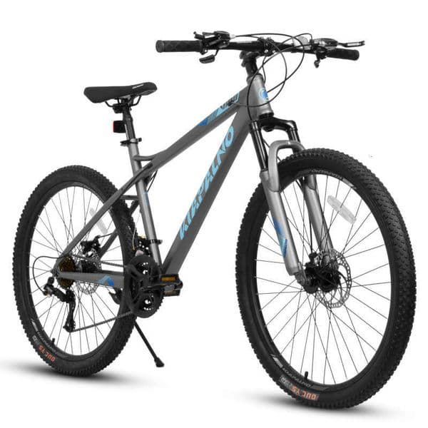 A26251 26-Inch Mountain Bike for Adults Teenagers, High Carbon Steel Frame, Front and Rear Mechanical Disc Brakes, 21-Speed Gear System, 26x2.125 Tires