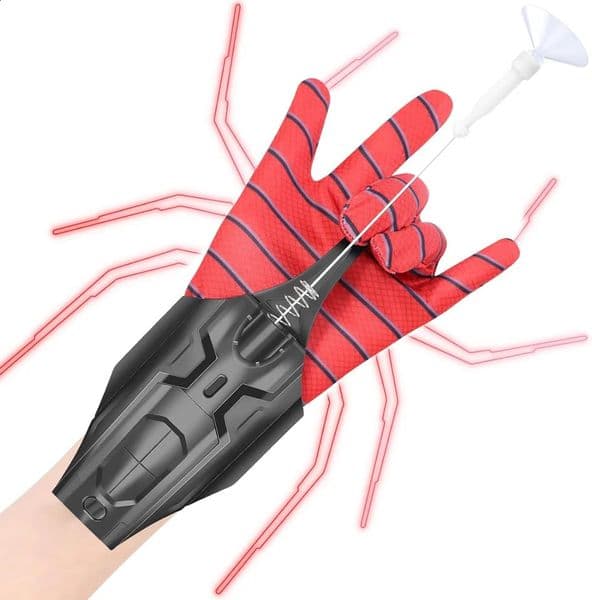 spider Wrist Launcher Shooters Peter Parker Cosplay Props Shooting Device Toys For Children GiftsSpider Silk Launche Toy 260601