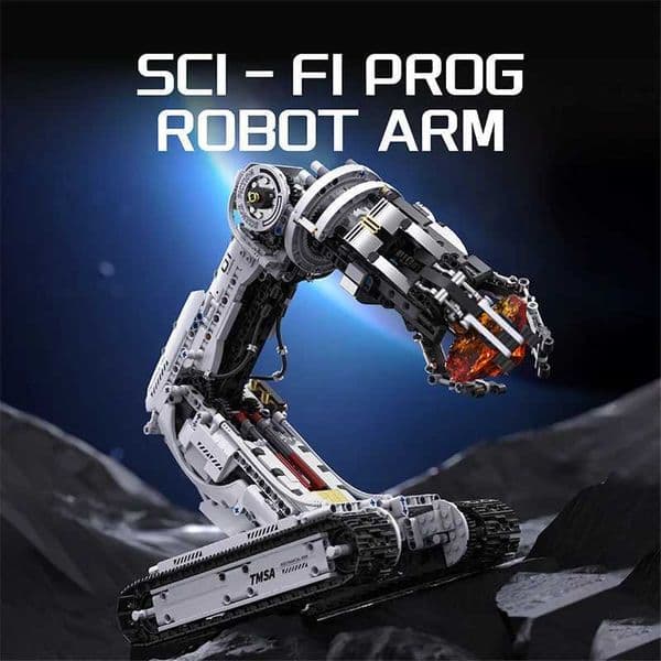 Science Technical 1512Pcs Fiction Programming Robotic Arm Building Blocks High Tech Engineering Car Bricks Toys Kids Adult GiftJ260602