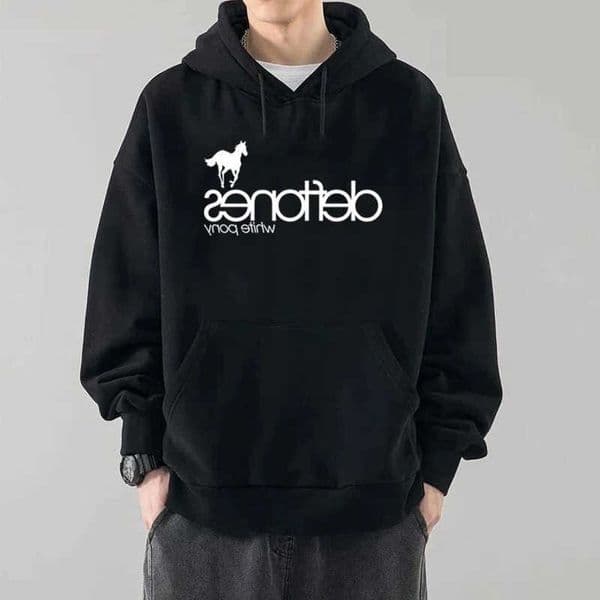 Printed Deftone Hoodie Men Casual Fashion Long Slve Flce Pullover Autumn Winter Women Simple Comfortable Sweatshirts D260602