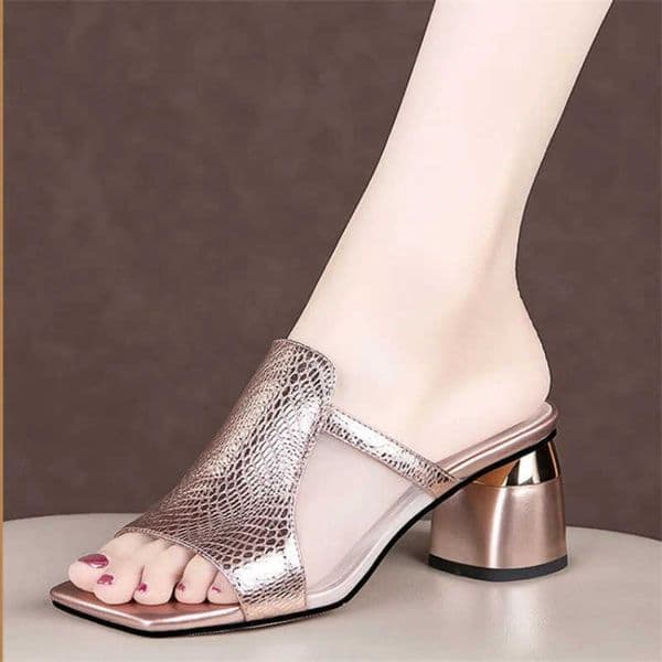 Large New FashiWomen's Shoes Size Breathable Thick Heels Comfort Square Head Shoes for Women Zapatos De Mujer 2023 H260602