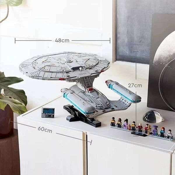 3600Pcs 2026 New 10356 Star Trek Enterprise NCC-1701-D Ship Building Blocks Bricks Model Toys For Birthday Children Gift 26Y0602