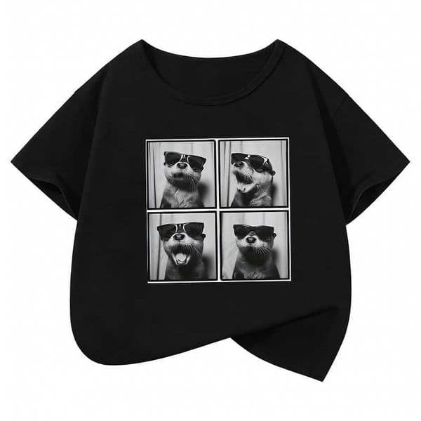 Hip Hop Funny Streetwear Cat Funny T Shirts Manga Kids Childrens T-shirt Boys Girls Summer Spring Casual Top Tee Shirt H260602