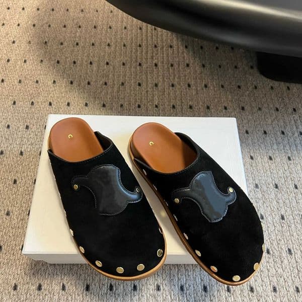 Summer Women chamois Sandals MENS Garden Muller Shoes Platform Metal Sandal Beach Non-slip Fashion designer Shoes Female L260602