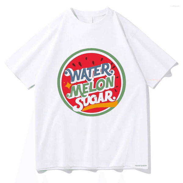 Women's T Shirts Vintage Twinkling Watermelon Graphic T-Shirts Funny Streetwear Korea Style Aesthetic Clothing