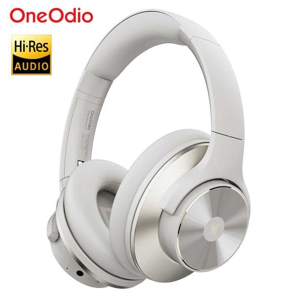 ANC Oneodio A10 Wireless Bluetooth Headphones Hi-Res Audio Over Ear Headset 35dB Hybrid Active Noise Cancelling Headphones 50H L260602