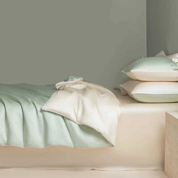 New Washed Silk Bedding Set 4PCS Summer Cool Touch Rope Design Sheet Set Soft Breathable Hotel Luxury Twin/Fl/ SizeJ260602